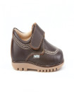 Made in Spain Casual Nappa Leather Single Strap Shoes EU25-EU31 Chocolate